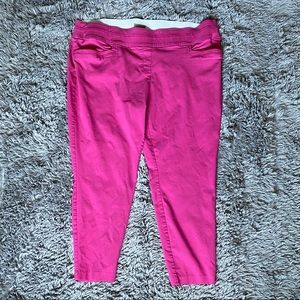 Maurices pink cropped pants
